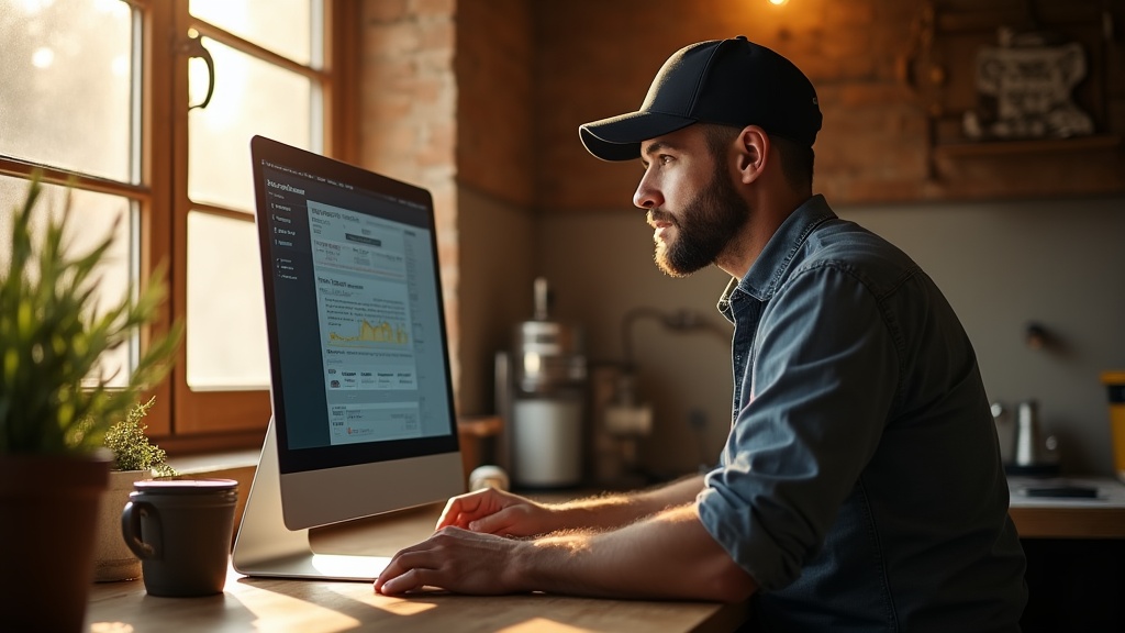 Professional team analyzing call data on a large screen